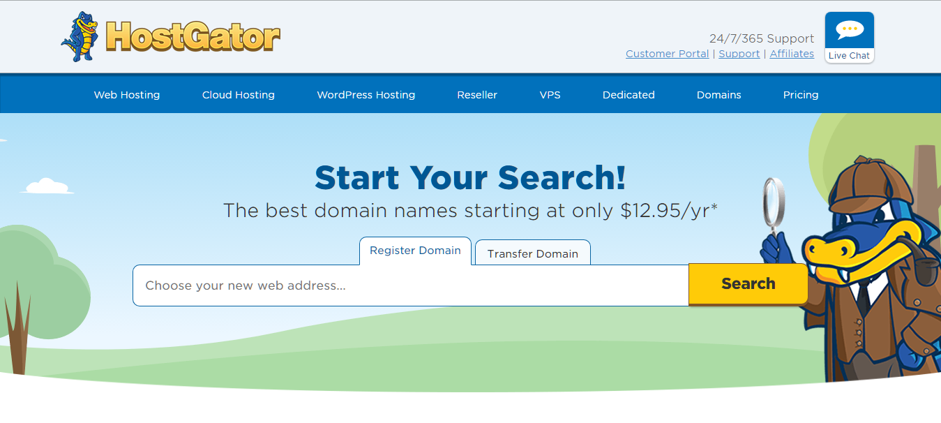 Hostgator domain names