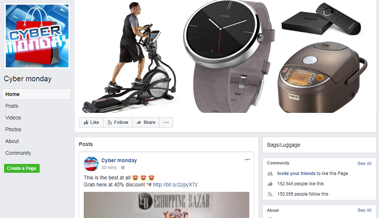 Cyber Monday Facebook Group
