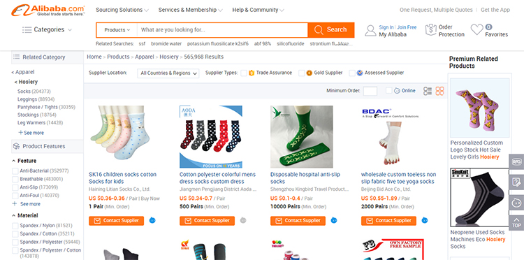 Using Alibaba to find a niche