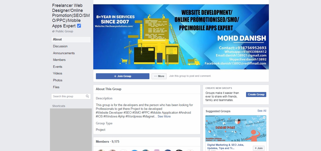Example of Freelance Gigs on Facebook to Monetize Your Work