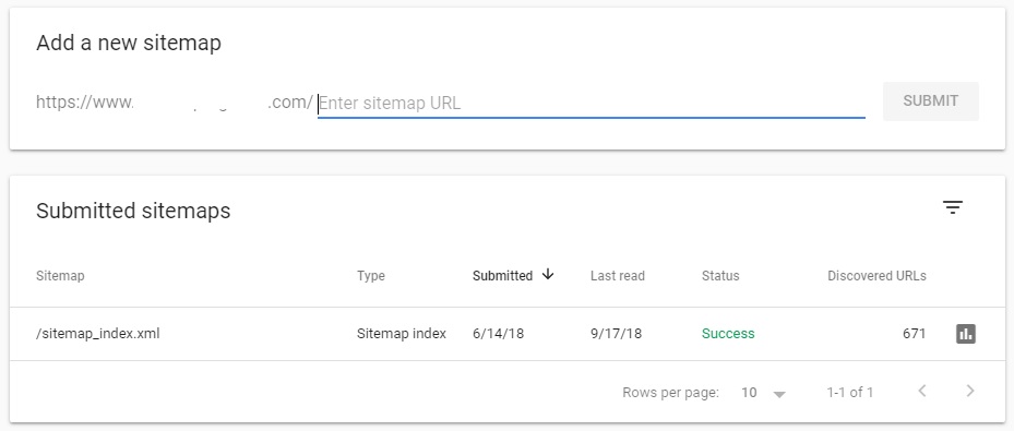 Adding a Sitemap in Google Search Console